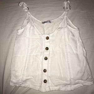White Button Tank